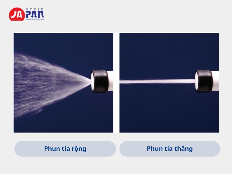 Đầu vòi phun Takagi QG1571FJ | 4 chế độ phun 3 4 chế độ phun đầu vòi phun Takagi QG1571FJ (2)