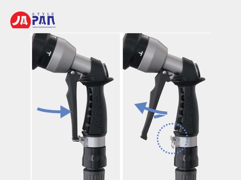 Đầu vòi phun Takagi QG555-01 Kim loại bánh răng cứng 3 Đầu vòi phun Takagi QG555-01 với thiết kế chắc chắn thoải mái và thông minh