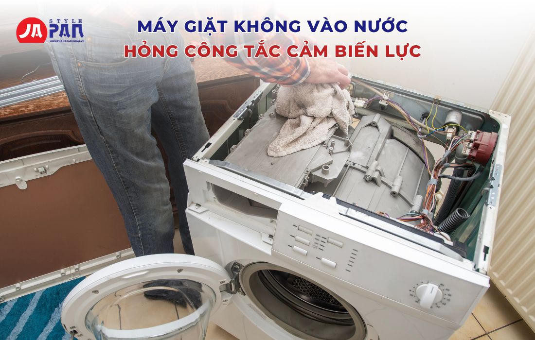 Máy Giặt Không Vào Nước - Nguyên Nhân Và Cách Khắc Phục 3 Hỏng công tắc cảm biến lực