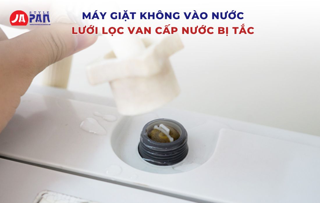Máy Giặt Không Vào Nước - Nguyên Nhân Và Cách Khắc Phục 6 Lưới lọc van cấp nước bị tắc nghẽn