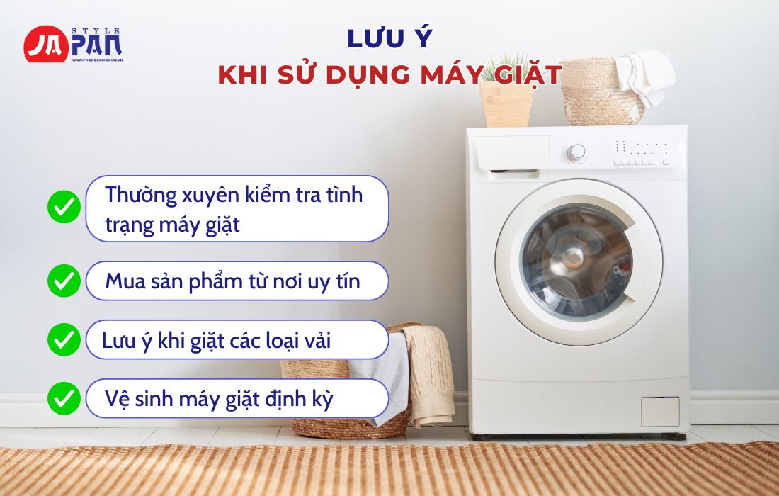 Lưu ý sử dụng máy giặt để tránh tình trạng máy giặt không vắt được