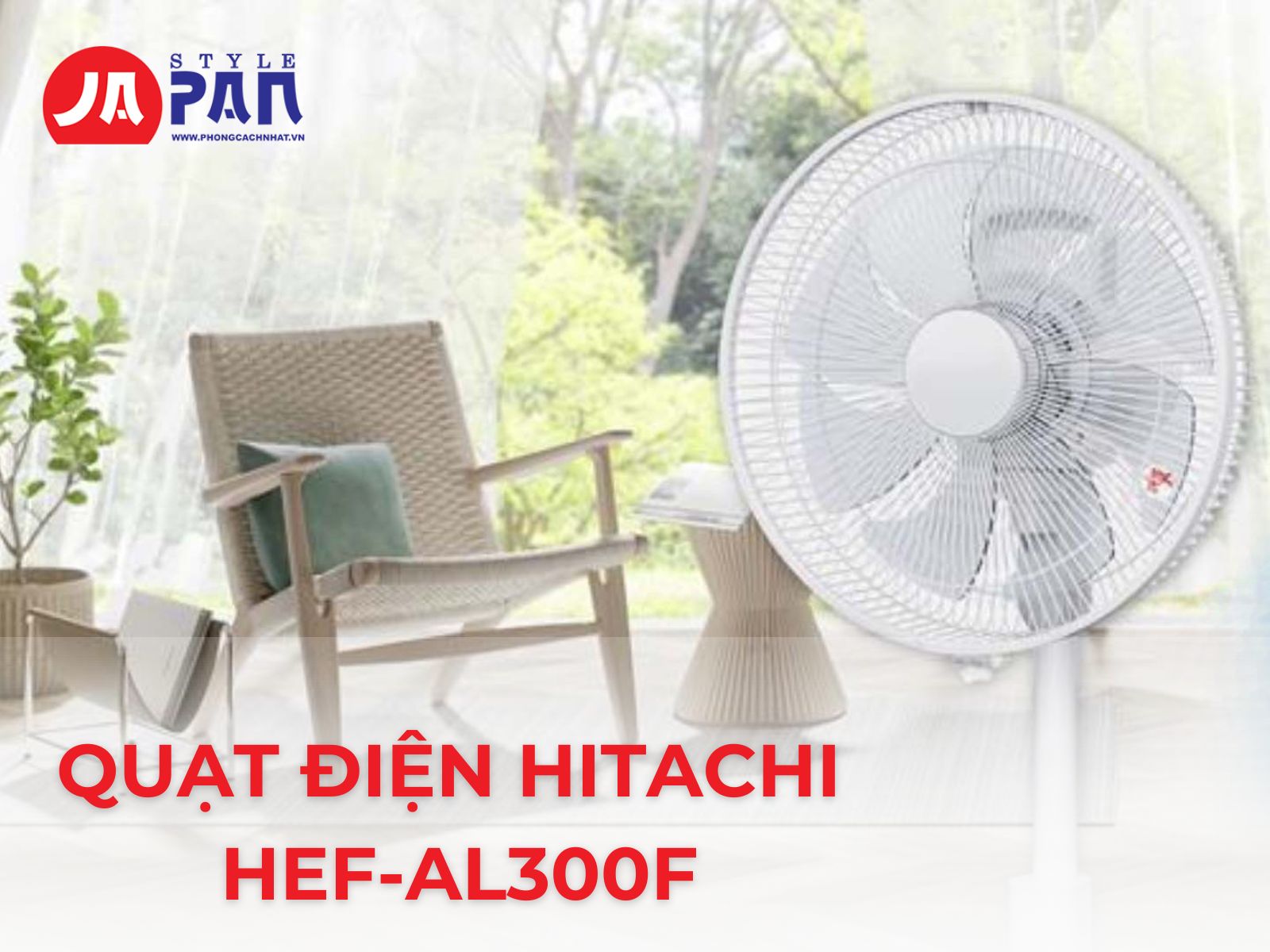 Quạt điện Hitachi HEF-AL300F | Hàng chính hãng nội địa Nhật 38 Quạt điện Hitachi HEF-AL300F