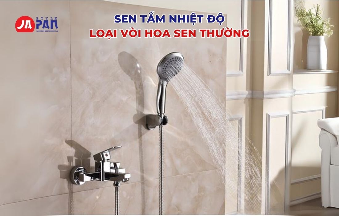 Sen Tắm Nhiệt Độ Là Gì? Lợi Ích Khi Sử Dụng Sen Tắm Nhiệt Độ 3 Sen tắm nhiệt độ là gì - Vòi hoa sen thường