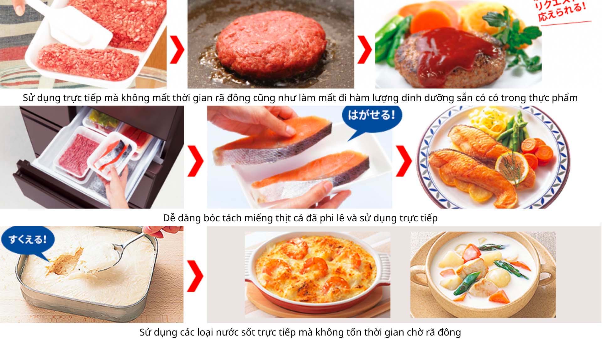 Giá trị lớn từ ngăn cấp đông nhanh của MR-WXD70K