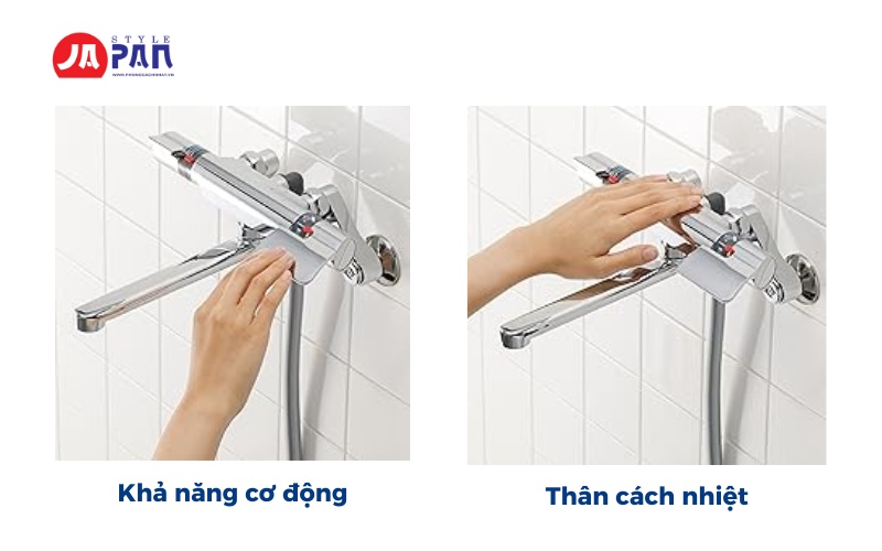 Sen tắm Sanei SK181AD-13-EC 2 Khả năng Cơ Động Tuyệt Vời của Sen tắm Sanei SK181AD-13-EC
