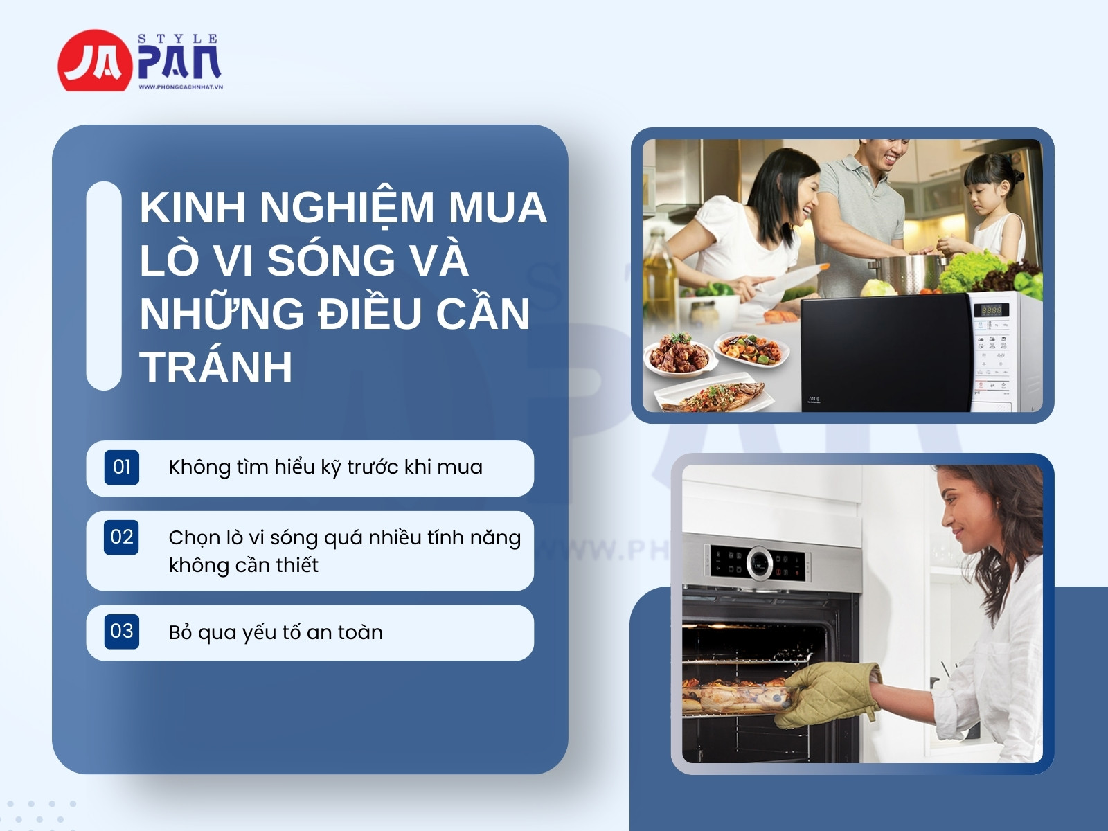 Kinh nghiệm mua lò vi sóng và những điều cần tránh