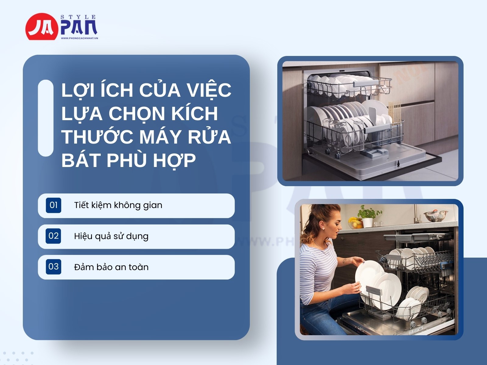 Lợi ích của việc lựa chọn kích thước máy rửa bát phù hợp
