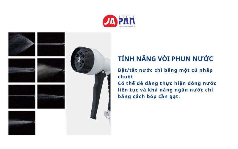 Vòi tưới cây Takagi R115CG 15m | Treo trường đa năng 6 Tính năng Vòi tưới cây Takagi R115CG 15m