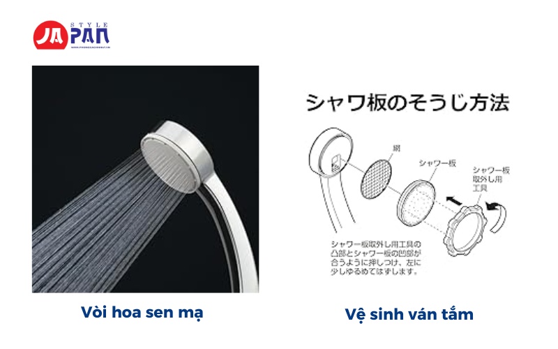 Sen tắm Sanei SK181AD-13-EC 4 Vòi Hoa Sen Mạ Sen tắm Sanei SK181AD-13-EC