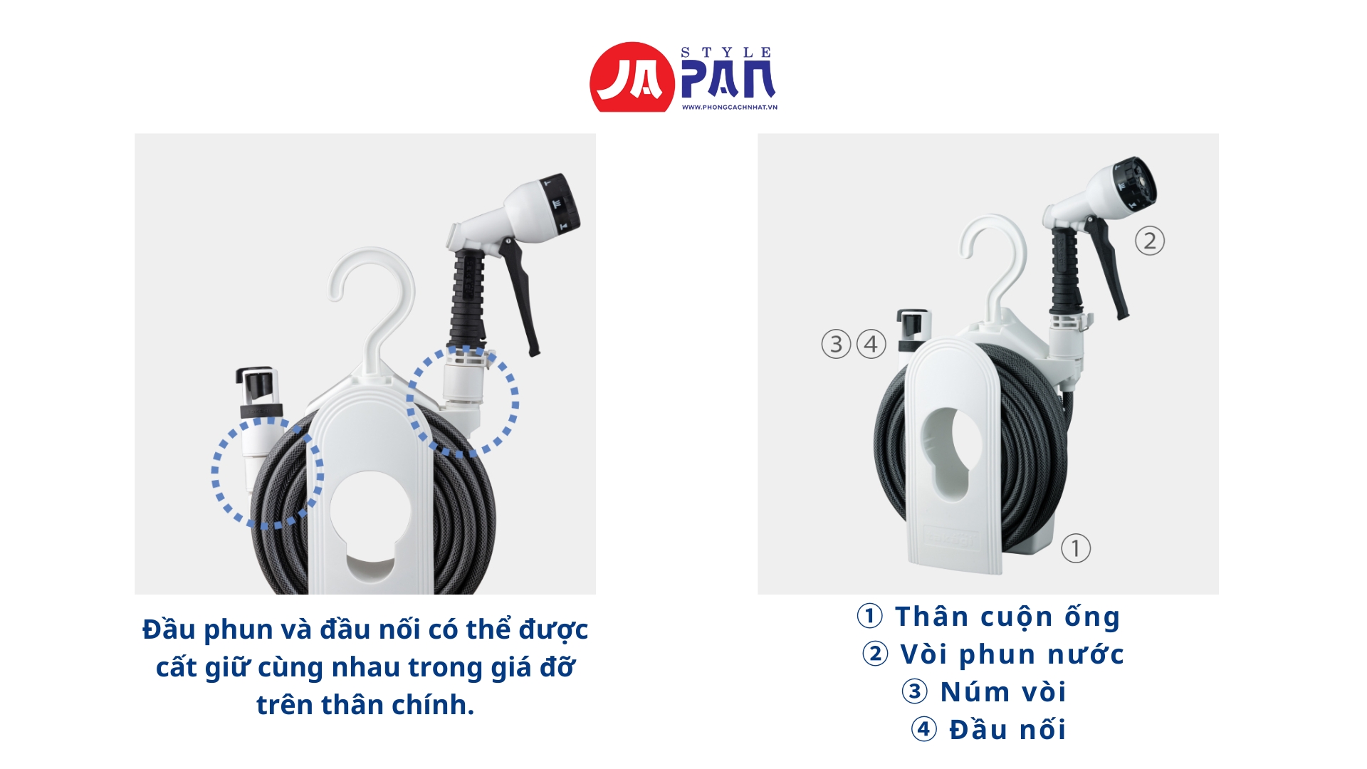 Vòi tưới cây Takagi R115CG 15m | Treo trường đa năng 4 Vòi tưới cây Takagi R115CG 15m Treo trường đa năng