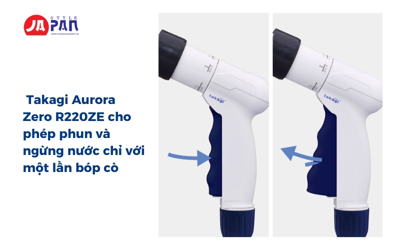 Vòi tưới cây đa năng Takagi Aurora Zero R220ZE