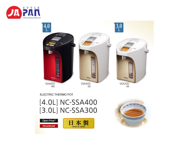 Chức Năng Của Bình Thủy Điện Có Gì Hữu Ích? 10 Đặc điểm của Panasonic NC-SSA400