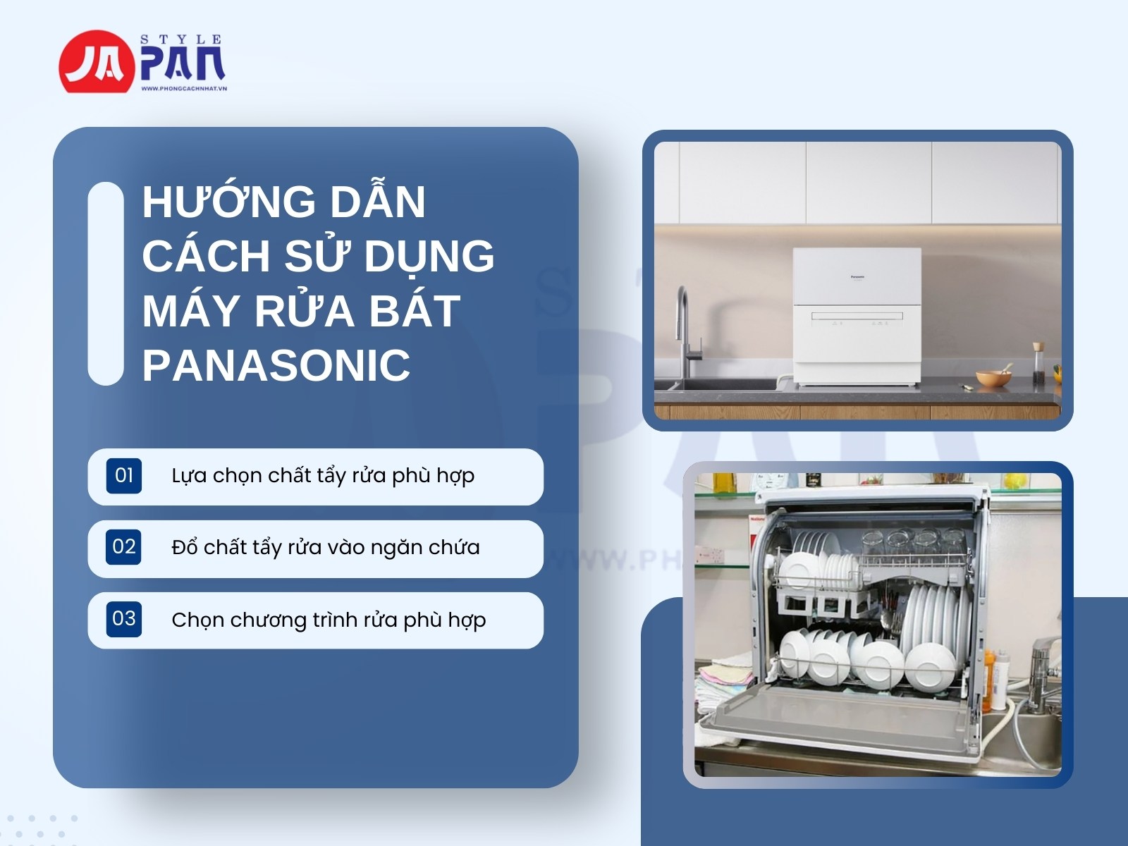 Hướng Dẫn Chi Tiết Cách Sử Dụng Máy Rửa Bát Panasonic Hiệu quả 2 Hướng dẫn cách sử dụng máy rửa bát Panasonic