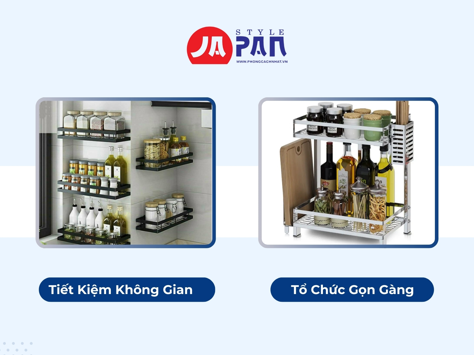Tổ chức gọn gàng và tiết kiệm không gian