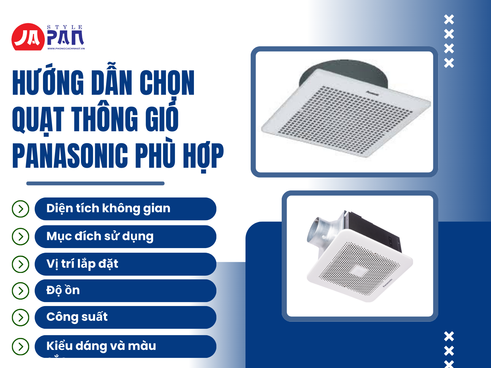 Hướng dẫn chọn quạt thông gió 