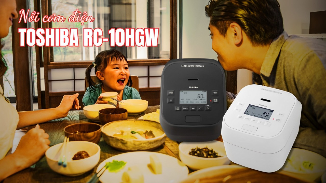Nồi cơm điện Toshiba RC-10HGW-W | 1.0L 24 Nồi cơm Toshiba RC-10HGW-K