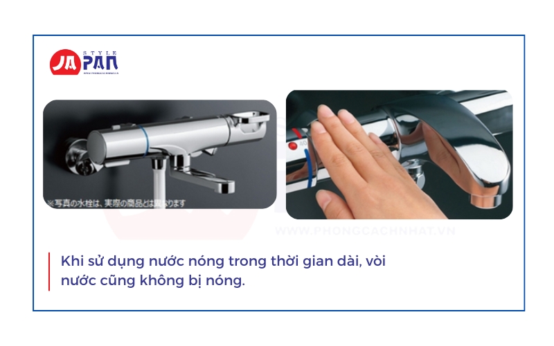 Sen tắm nhiệt độ Lixil BF-A147TNSBW 3 Chức năng ngăn ngừa nhiệt độ cơ thể