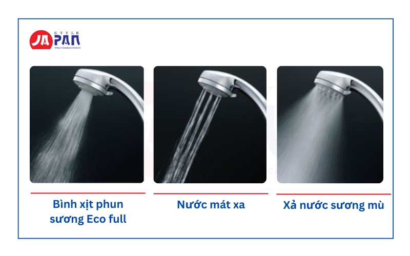 Sen tắm nhiệt độ Lixil BF-A147TNSBW 4 Công nghệ Eco Full Shower Lixil BF-A147TNSBW