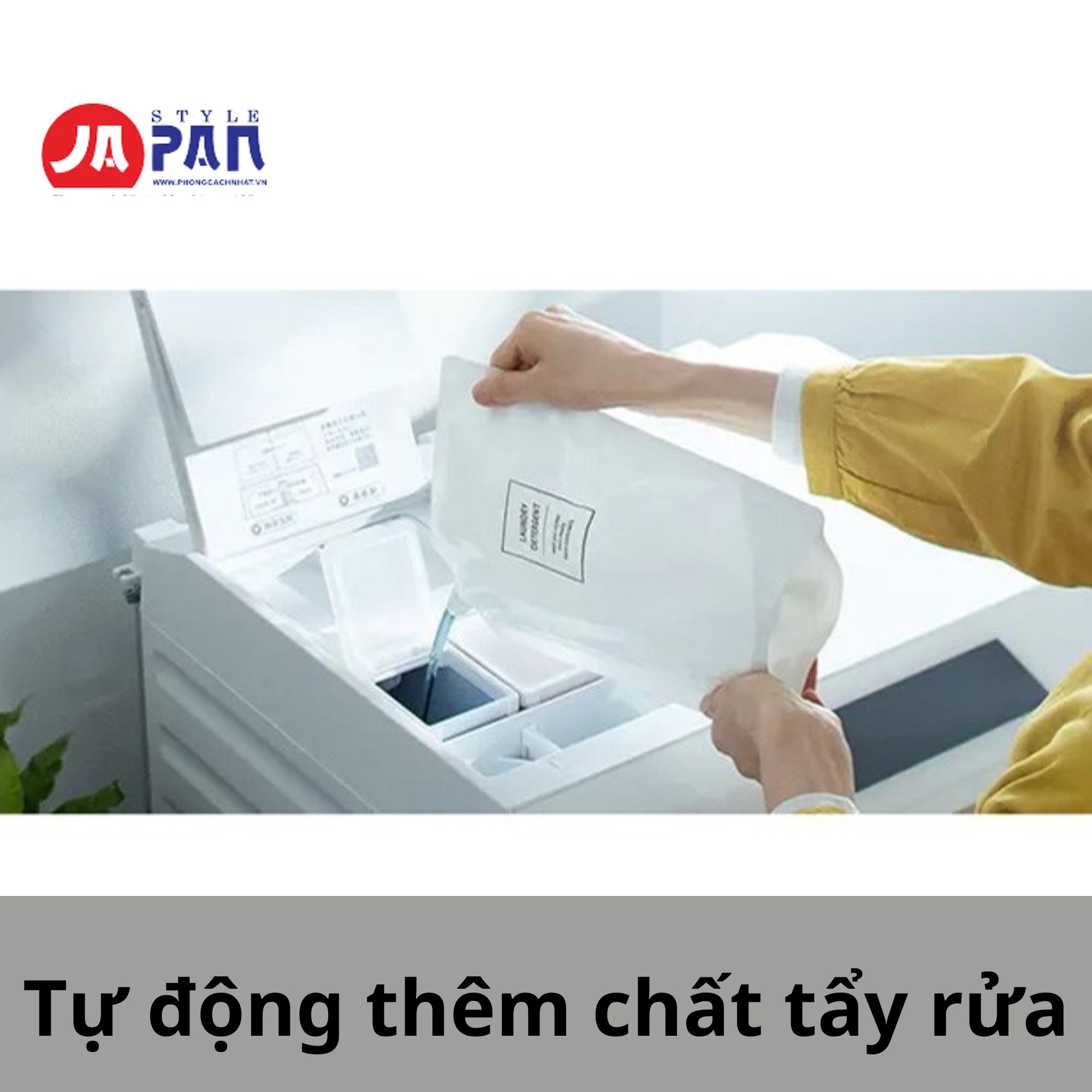Máy giặt Hitachi BD-STX130JL | Giặt 13kg, sấy 7kg 3 Bạn không cần phải lo khi quên cho nước giặt