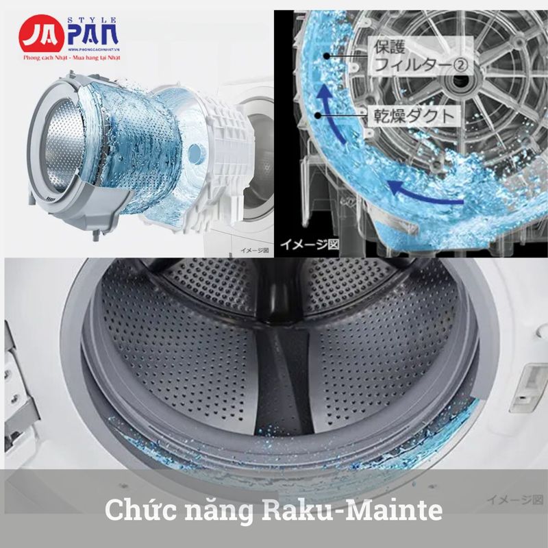 Máy giặt Hitachi BD-SW120KR | Giặt 12kg, sấy 6kg 3 Máy giặt Hitachi BD-SW120KR