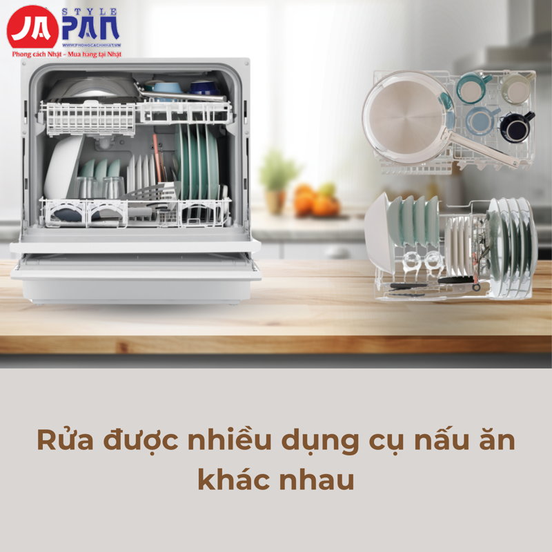 Máy rửa bát Panasonic NP-TZ300-W 5 Máy rửa bát Panasonic NP-TZ300-W