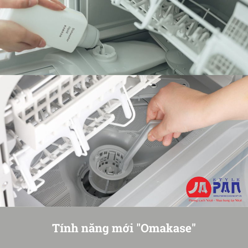 Máy rửa bát Panasonic NP-TZ500-W Màu trắng 10 may rua chen panasonic np tz500 w mau trang 7