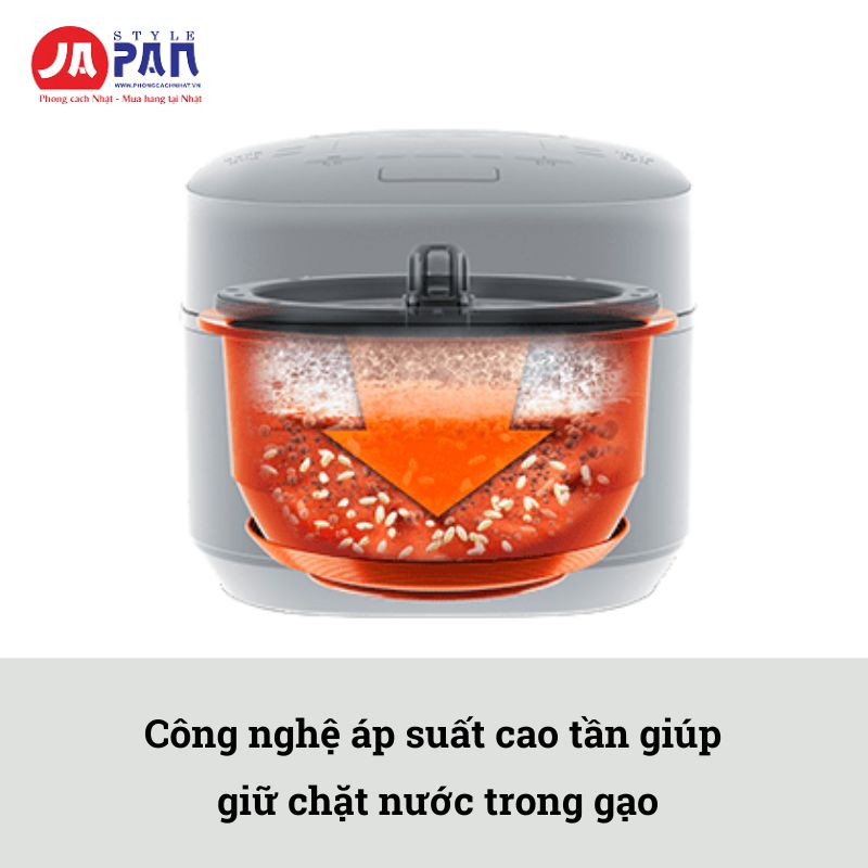 Nồi cơm điện Toshiba RC-18KGW (W) | Dung tích 1/8L 5 noi com dien toshiba rc 18kgw w dung tich 1 8l 3