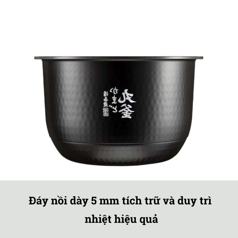 Nồi cơm điện Toshiba RC-18KGW (W) | Dung tích 1/8L 9 noi com dien toshiba rc 18kgw w dung tich 1 8l 7