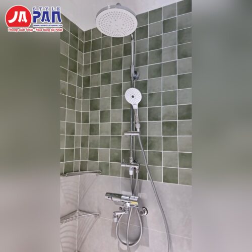 Toàn bộ bộ sen cây Toto TBW4401J1 + TMN40STY4 lắp thực tế trong phòng tắm