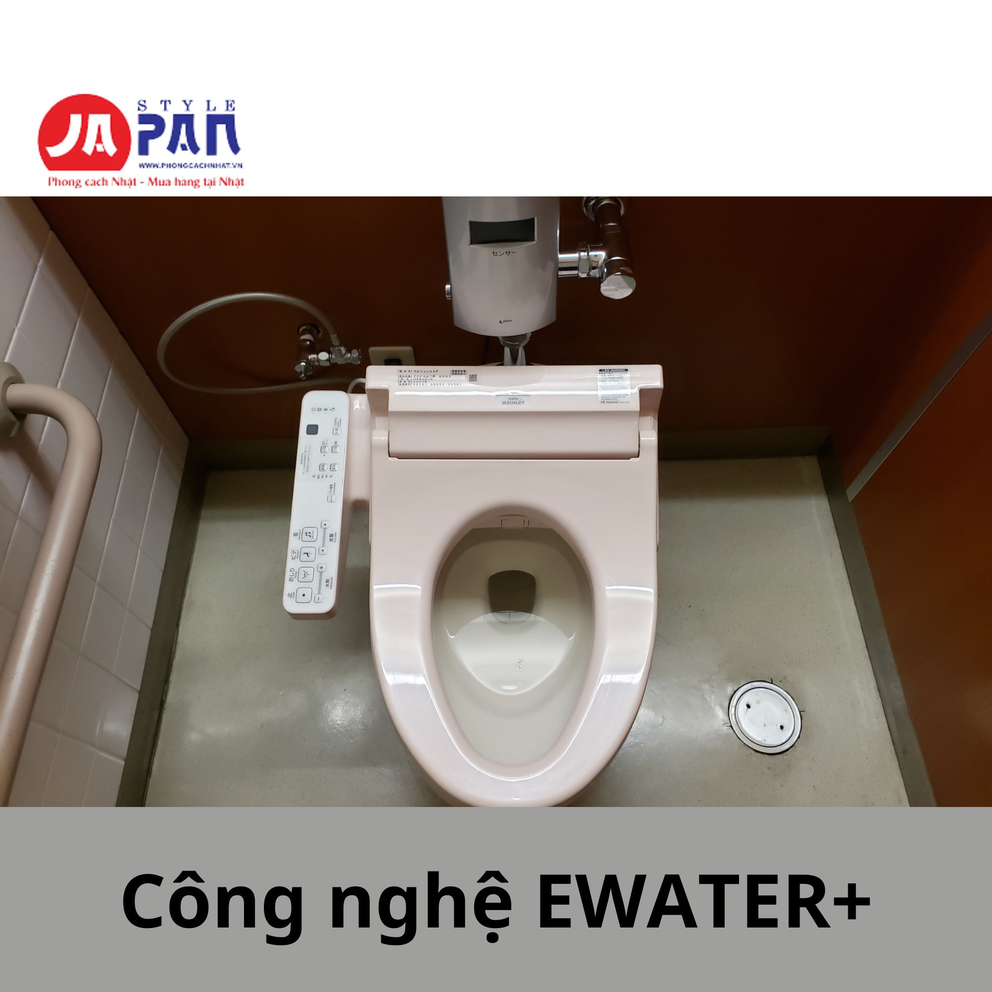 Nắp bồn cầu TOTO TCF589A | Phiên bản khách sạn 3 Không lo vi khuẩn với EWATER+