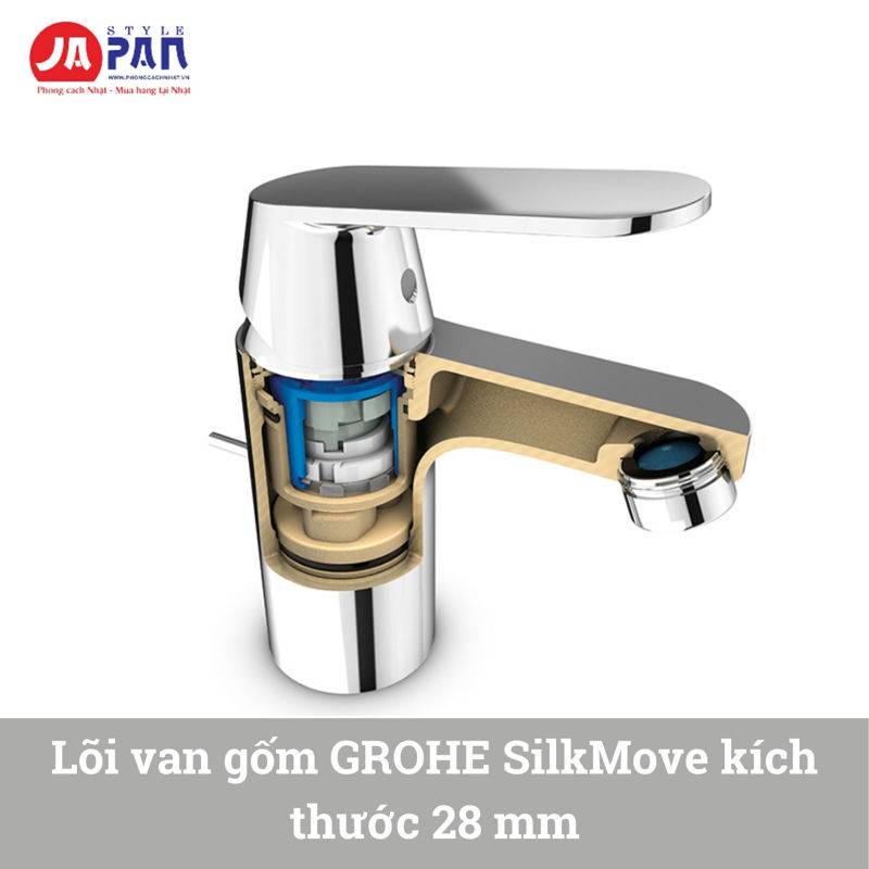Vòi rửa mặt Grohe Lineare XS-Size 32109001 | Cao 155mm 3 vòi rửa mặt Grohe Lineare XS-Size 32109001