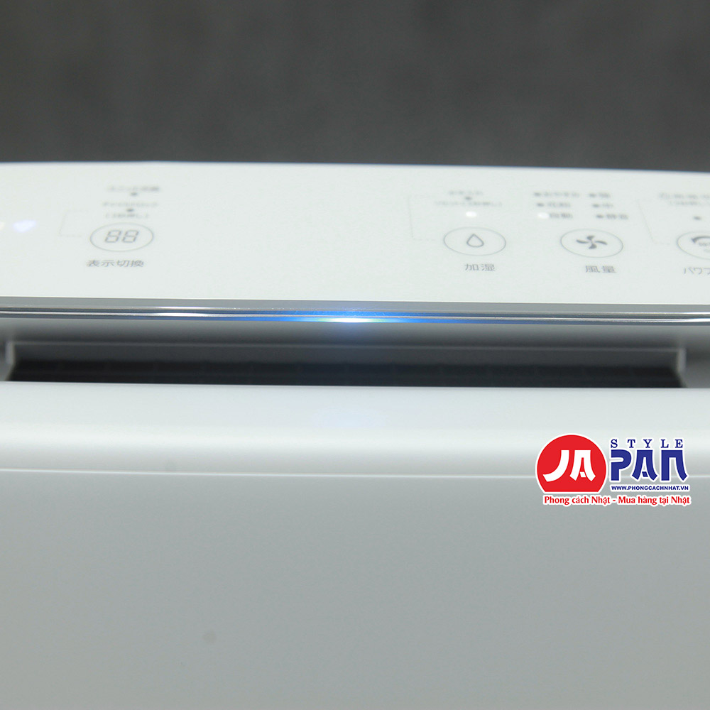 Máy lọc không khí bù ẩm Sharp KI-RS50-W | Ion Plasma 25000 11 Máy Lọc không khí Sharp Ki-RS50-W có đèn báo chất lượng không khí