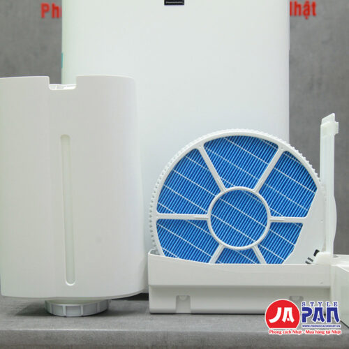 Máy lọc không khí bù ẩm Sharp KI-RS50-W | Ion Plasma 25000 32 Máy Lọc không khí Sharp Ki-RS50-W có màng lọc tạo ẩm kép