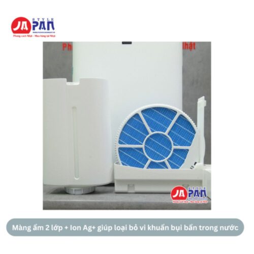 Máy lọc không khí bù ẩm Sharp KI-RS50-W | Ion Plasma 25000 36 Sharp Ki-RS50-W sử dụng màng lọc tạo ẩm kép