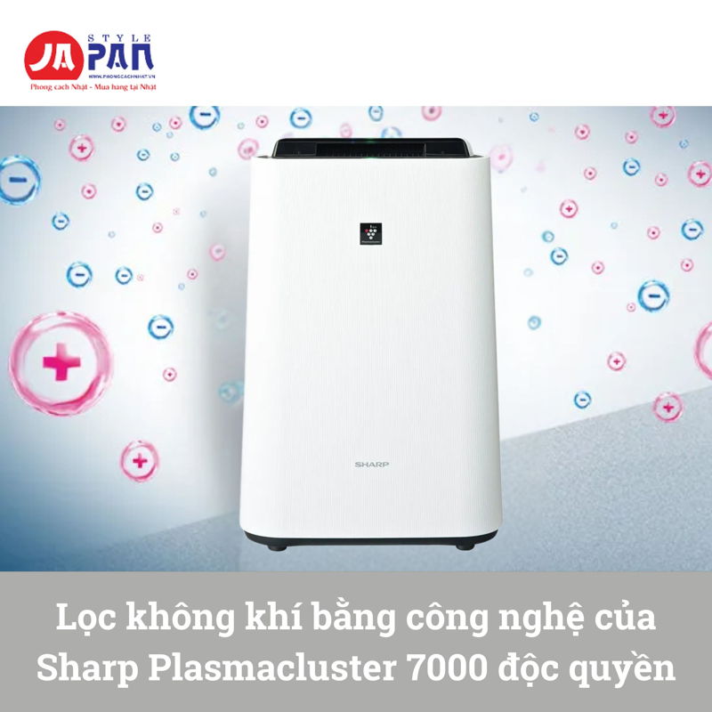 Máy lọc không khí bù ẩm Sharp KC-S50 | Ion Plasma 7000 2 may loc khong khi bu am sharp kc s50 ion plasma 7000 3 1