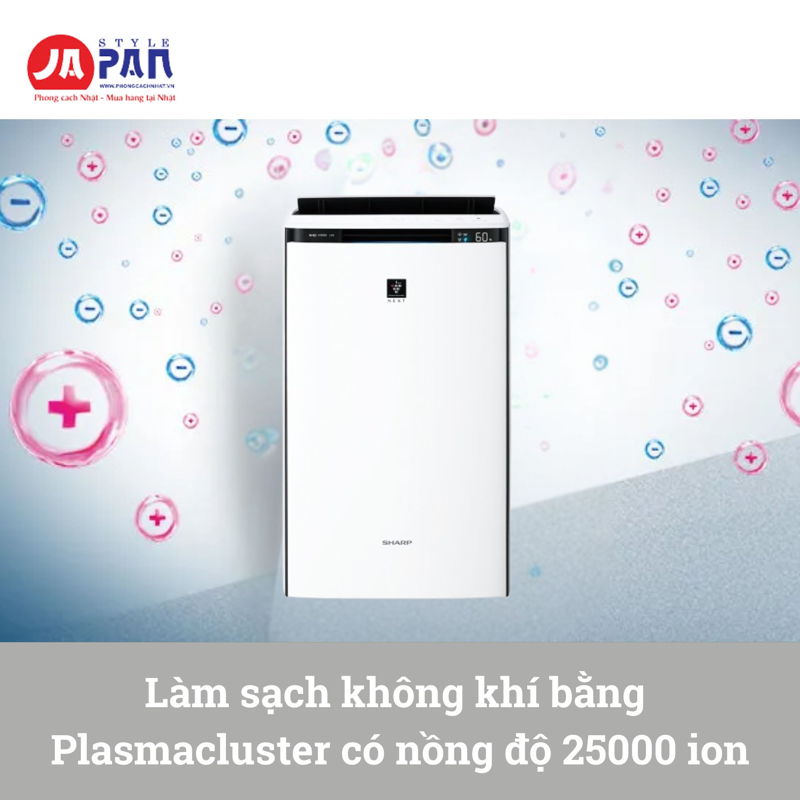 Máy lọc không khí bù ẩm Sharp KI-RX70-W | Ion Plasma 25000 2 Máy lọc không khí bù ẩm Sharp KI-RX70-W