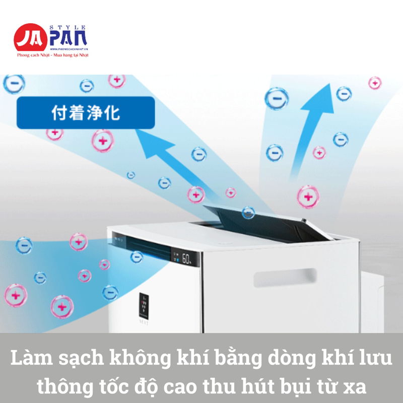 Máy lọc không khí, bù ẩm Sharp KI-SX100-W | Ion Plasma 50000 2 Sharp KI-SX100-W