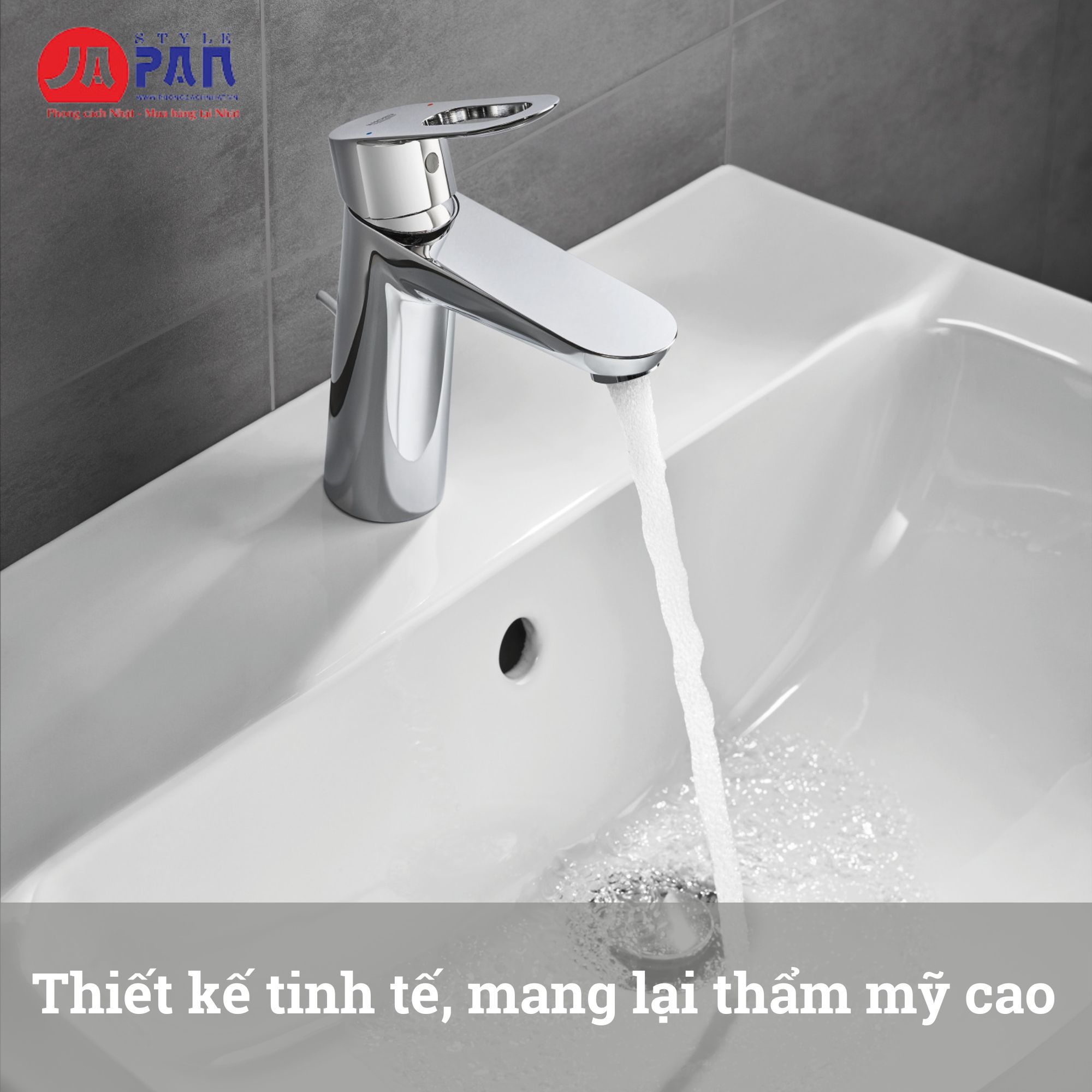 Vòi rửa mặt Grohe Bauloop 117833 2 Vòi rửa mặt Grohe Bauloop 117833