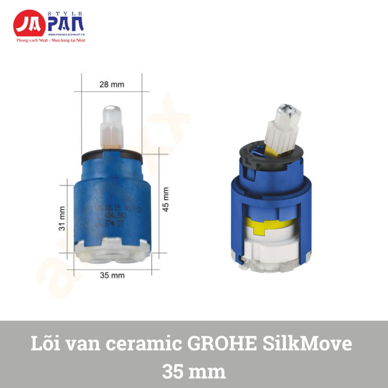 Vòi rửa mặt Grohe Concetto 31128001 2 Vòi rửa mặt Grohe Concetto 31128001