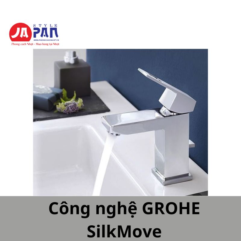 Vòi rửa mặt Grohe Eurocube 23445000 3 Được trang bị công nghệ Ghore Silkmove