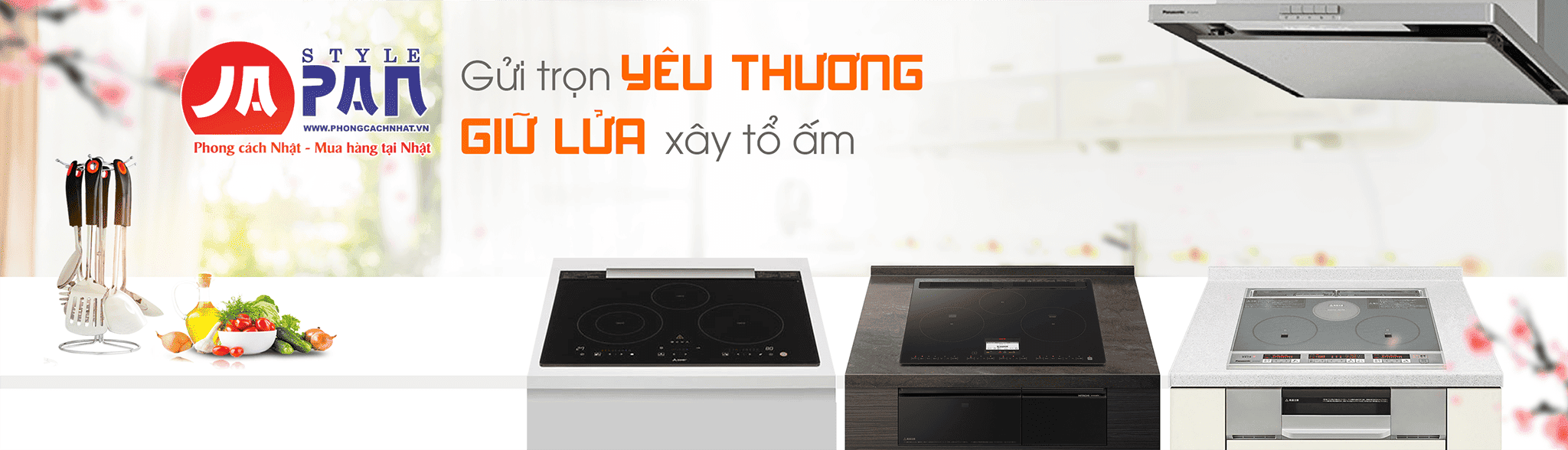 Banner bếp từ nội địa Nhật
