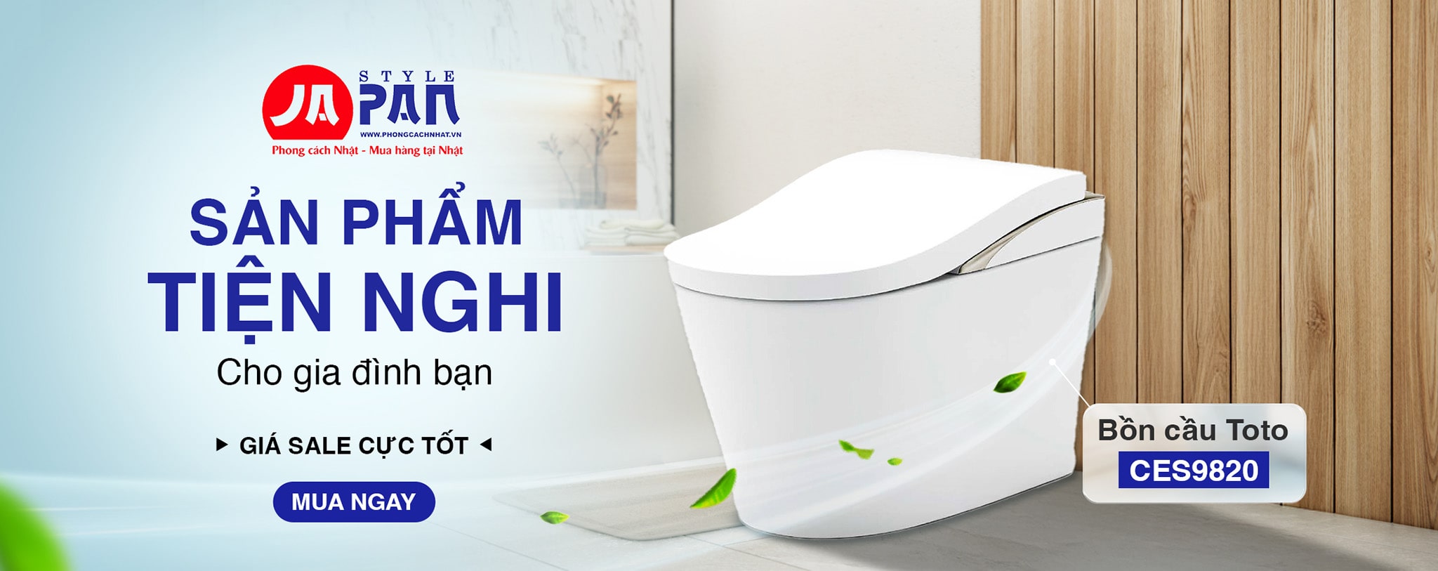 Banner Bồn cầu Toto CES9820