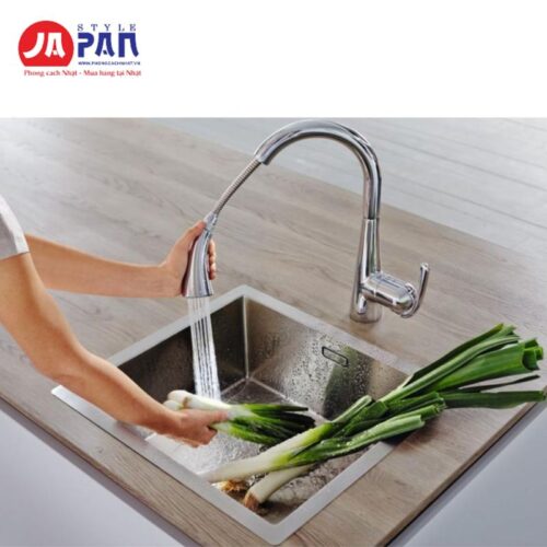 Vòi rửa bát Grohe Zedra 3028700U đảm bảo dòng nước phun đều, mạnh mẽ