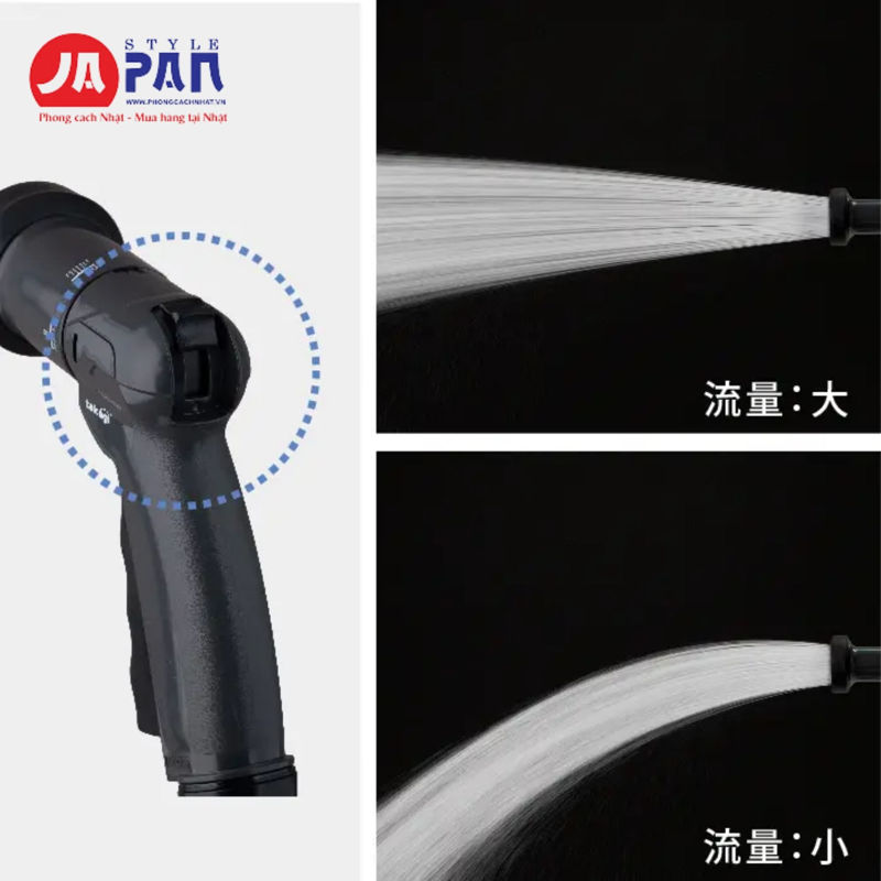 Vòi tưới cây Takagi RC1220CG Boxy Next 20M 9 Takagi RC1220CG Boxy Next 20M có thể điều chỉnh loại và lượng nước linh hoạt