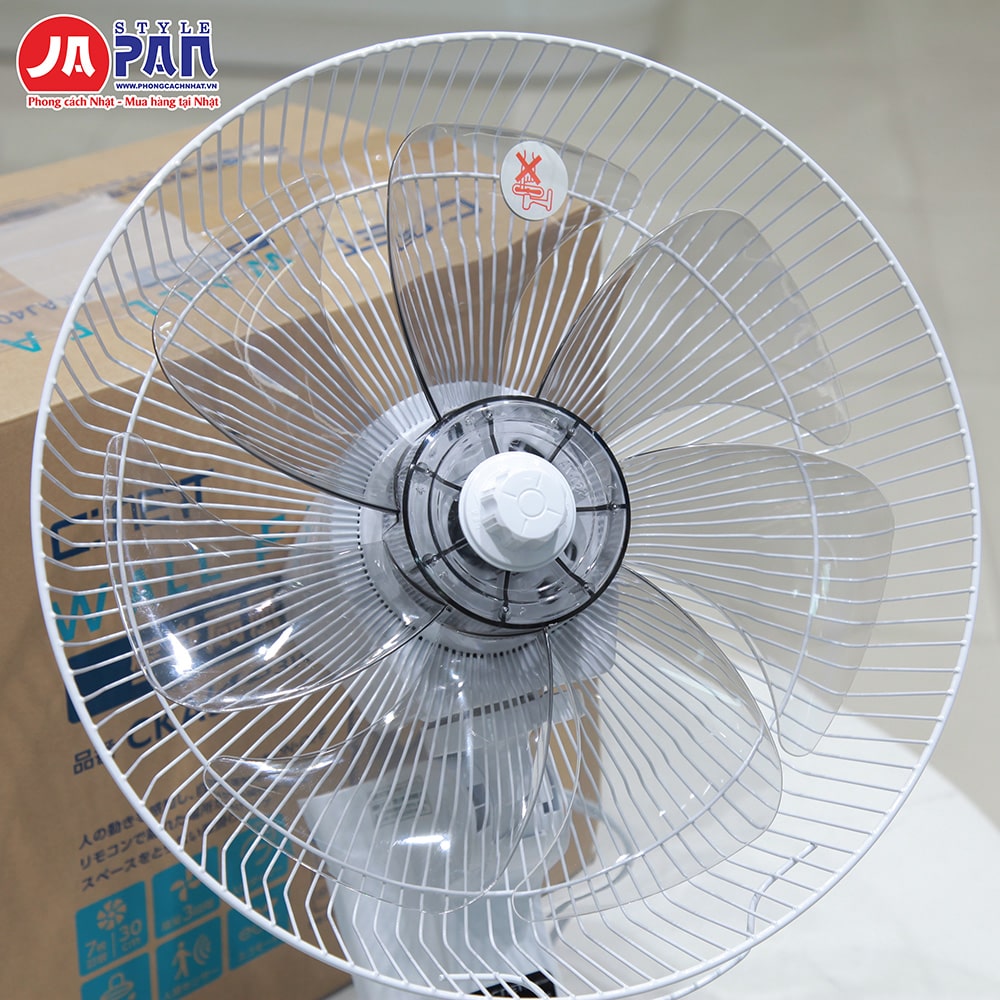 Quạt treo tường Cnet CKAJ403WH | Tự bật tắt khi có người 27 Cánh quạt Cnet CKAJ403WH được thiết kế với 7 lưỡi gió