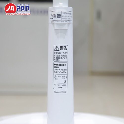 Tem thông số kỹ thuật quạt Panasonic F-CW324-W