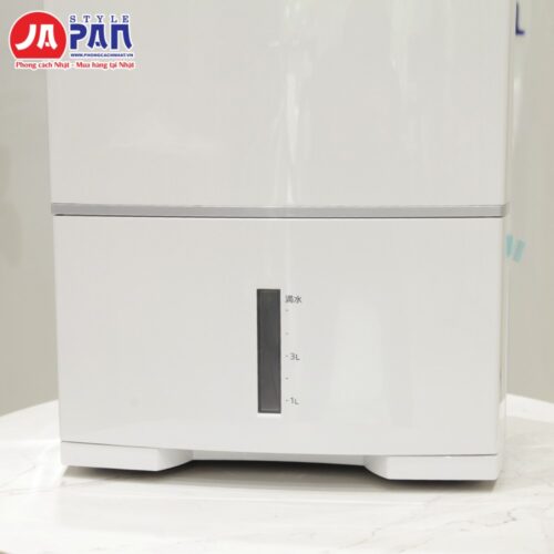 Phía dưới máy hút ẩm Mitsubishi MJ-PV250YX-W là bình chứa nước