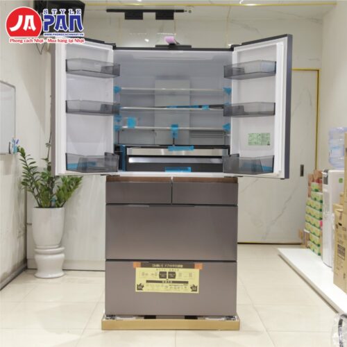 Hitachi R-GXCC67C-H thiết kế với 5 khoang độc lập