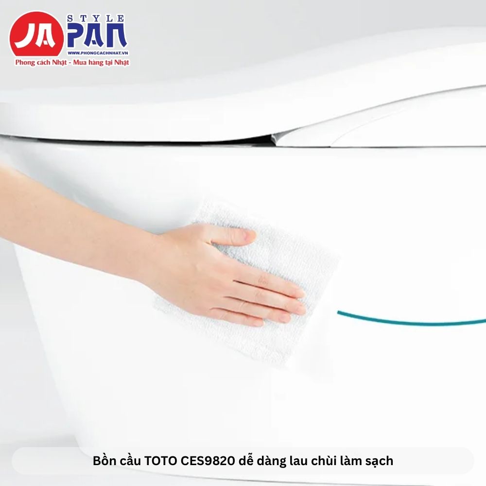Bồn cầu Toto CES9820 LS Style | Full chức năng , nội địa Nhật 32 Bồn cầu TOTO CES9820 dễ dàng lau chùi làm sạch