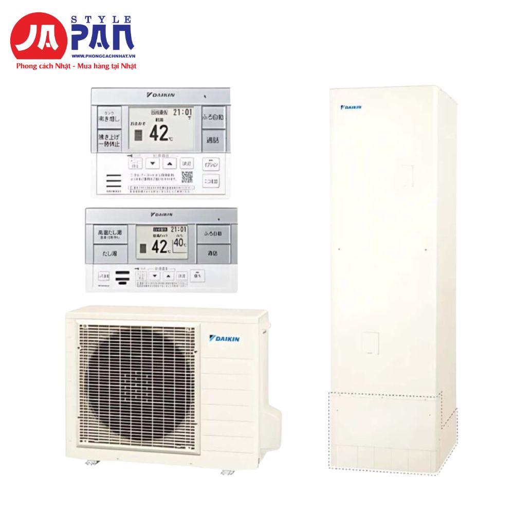 Máy nước nóng trung tâm Daikin EQA46ZSV | Dung tích 460L, nội địa Nhật 3 Máy nước nóng trung tâm Daikin EQA46ZSV nội địa Nhật